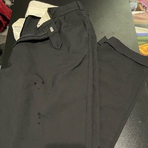 Berlets mens dress pants 38 x 30 BLK